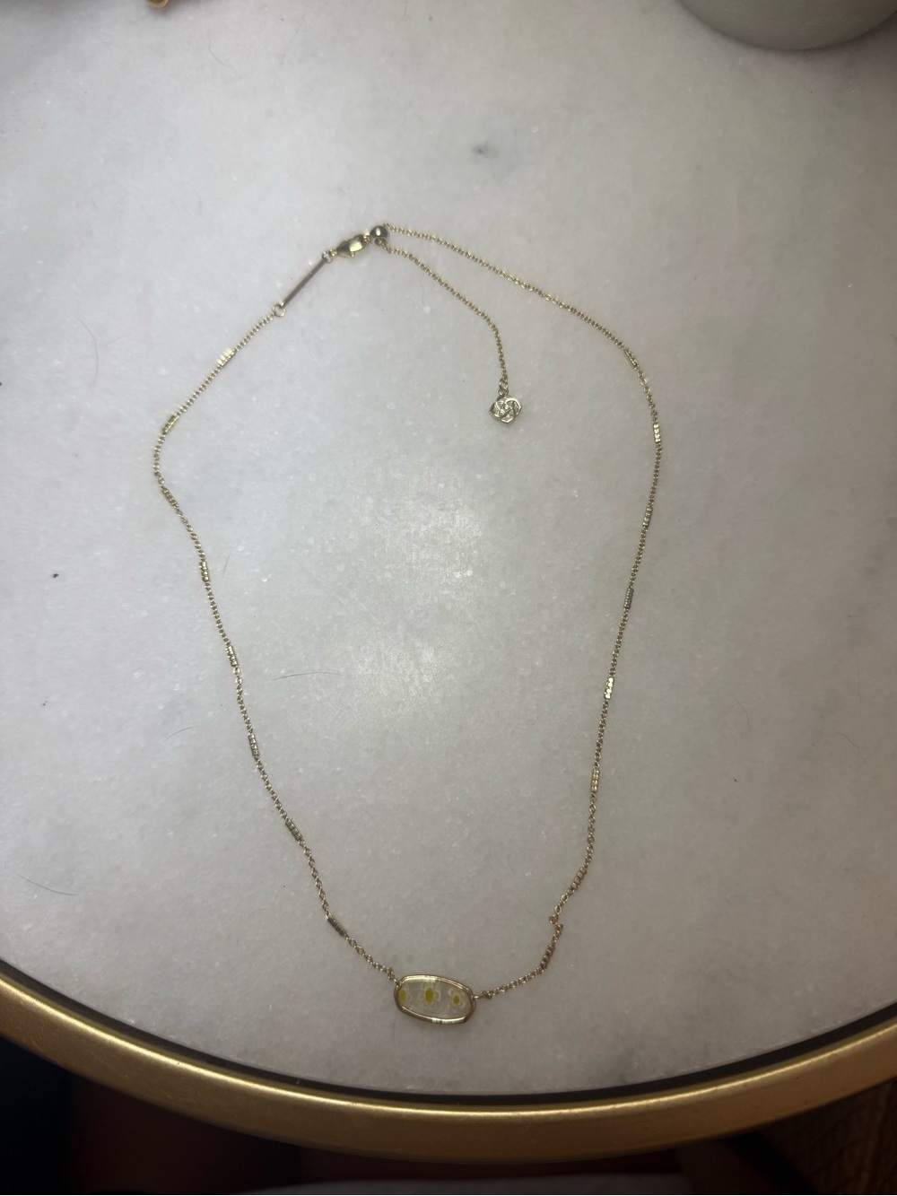 Kendra Scott Delicate Gold Pendant Necklace - Yellow/Gold Accent